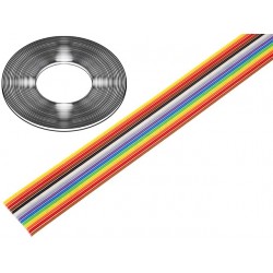 Flat cable colorido 1.27mm...