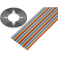 Flat cable colorido 1.27mm...