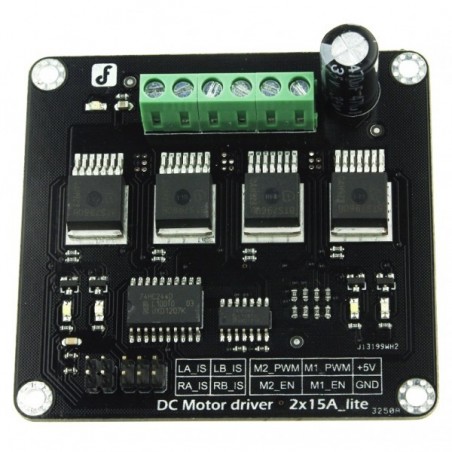 Driver para 2 Motores DC 2x15A - DRI0018 Driver para 2 Motores DC 2x15A - DRI0018