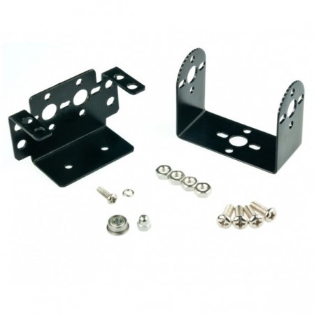 Pan and Tilt Kit (Black Anodized) (no servos)