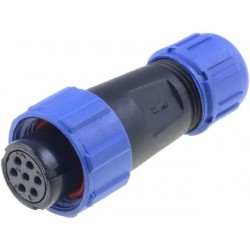 Connector: circular plug...