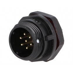 Connector: circular socket...