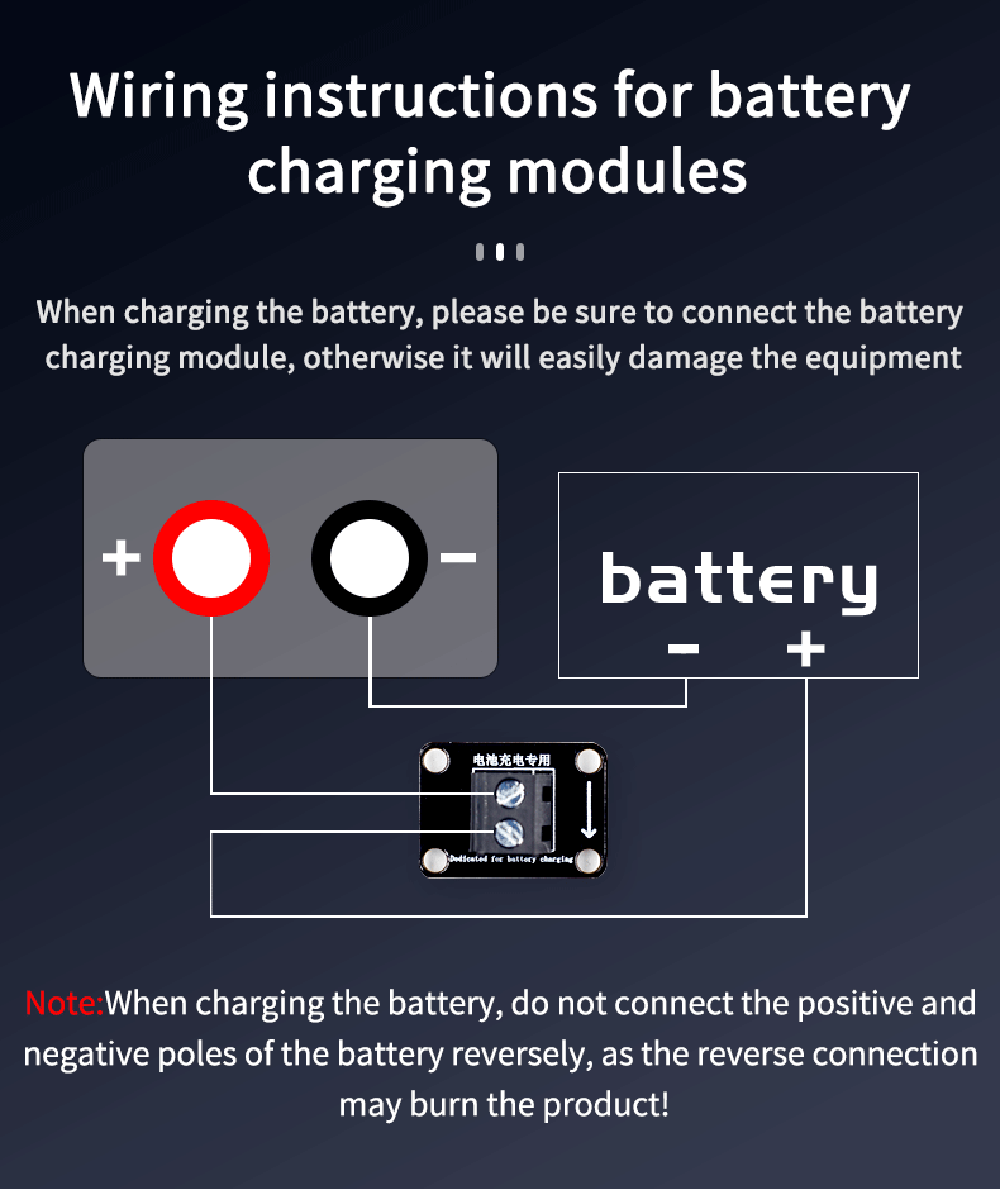 Battery charging warning