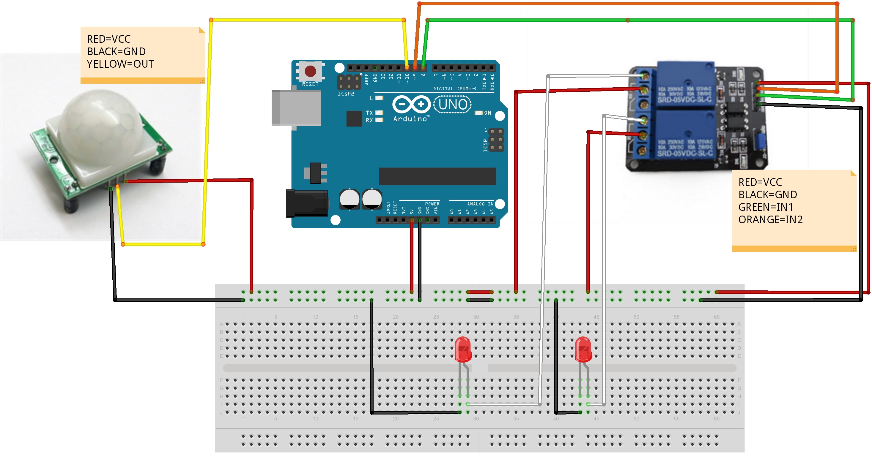 Relay Aplication Schematics